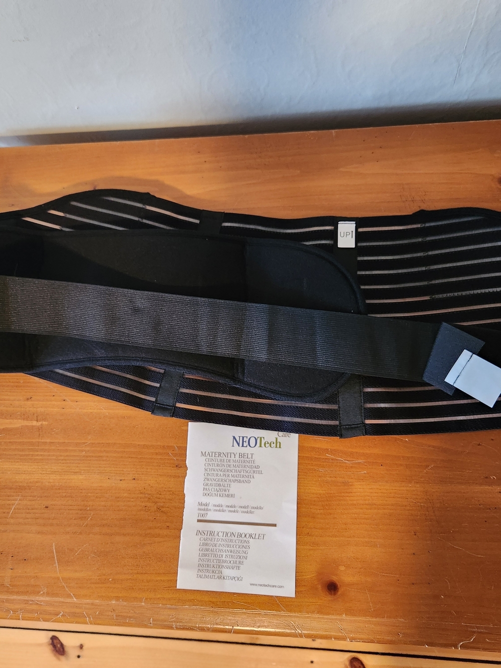 NEO Tech Black Medium Maternity Support Belt